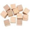 Hztyyier 12 Pezzi Cubi di Legno, 4 X 4 X 4 Cm Blocchi di Legno di Pino Non Finito per Fai da Te, Francobolli, Artigianato Artistico, Puzzle, Numeri, Decorazioni per la Casa