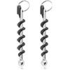 Beufee 2 Pezzi Cavatappi A Spirale, Apribottiglie Vino Mini Cavatappi Vino Portachiavi in Acciaio Inossidabile Cavatappi Vino Apribottiglie Vino Portatile