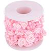 Hilitand 10m / rotolo 3mm Rose filo artificiale perla perline ghirlanda string FAI DA TE Decorazione di cerimonia nuziale, finto cristallo in rilievo()