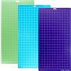 QWORK® 3 Pezzi tappetini da taglio 30,5 x 61 cm, Light, Standard & Strong Grip tappetino taglio ricambio, compatibile con Cricut Maker/Explore Air 2