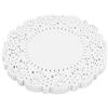 TOPINCN 150 pezzi centrini di carta in pizzo bianco usa e getta per assorbire l'olio carte decorative da tavola tovagliette strumenti da forno accessori
