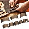 Hztyyier Set di Rifinitori per Bordi Angolari, Trimmer per Bordi in Pelle a Forma di V Portafoglio Cintura Angolo per Bordi Trimmer Punch Utensile da Taglio(A30)