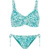 Twinset Bikini Donna Botanical Light Emerald / Bianco Vaniglia