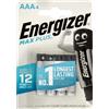 Energizer Max Plus Aaa Batteria Mini Stilo 4 Pezzi