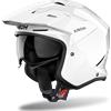 Airoh CASCO JET KOMBAKT COLOR WHITE GLOSS AIROH : Taglia Int - S