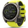 Garmin Fenix 8 Sapphire Solar (2024) | 51 mm | argento | giallo
