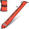 cardyven Sur Face Marker Boy, 1,8 m gonfiabile ad alta visibilità per immersioni subacquee SMB segnale tubo con striscia riflettente apnea sicurezza galleggiante accessorio per immersioni subacquee sport