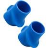 Generic Manicotto per Impugnatura per Racchetta da Tennis 2 Pezzi Materiale in Silicone per Principianti Allenamento con Presa Adeguata Design Antiscivolo Ideale per Lo Strumento di Pratica (Blue)