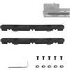 Generic 2 coperture for binari compatibili con Clip di Gestione dei Cavi Mlok Guida for Cavi pressostato Torcia for Il Trasporto Quotidiano