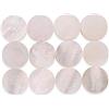 Eujgoov 12Pcs Madreperla Intarsi, White Pearl Shell Dot Intarsi 6mm Tastiera Intarsio Puntini Fret Intarsio per Tastiera della Chitarra
