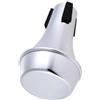 Eujgoov Mini Sordina per Tromba ABS Mini Sordina per Esercitarsi con la Tromba Senza Disturbare gli Altri, per gli Amanti della (SILVER)