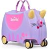 TRUNKI Valigia per bambini con ruote anteriori a 360°, bagaglio a mano da 17,6 litri, bagaglio a mano con ruote, bagaglio a mano approvato come bagaglio a mano, bagaglio da viaggio leggero per bambini