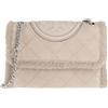 TORY BURCH - Borsa a tracolla - Grigio chiaro
