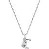 s.Oliver Collana con Ciondolo in Acciaio inox per bambini, 40+3 cm, Argento, controllore, Viene fornita in una scatola regalo per gioielli