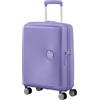 American Tourister Trolley cabina espandibile realizzato in polipropilene, leggero e resistente con chiusura fissa con combinazione a 3 cifre con funzione TSA. Dispone di 4 ruote pivotanti, maniglia s