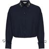 ONLY Onlria Life LS Embelis Balloon Shirt Wvn Donna