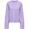 ONLY Neck Pullover Onlsimoni-Maglia Girocollo L/S Knt Noos, Viola Cinese, L Donna