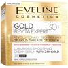 Eveline Cosmetics Gold Lift Expert Crema-Siero Levigante di Lusso con Oro 24k 30+ | Tecnologia Rivoluzionaria Fili Lifting Non-Invasivi