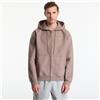 Nike Felpa Nike Solo Swoosh Men's Full-Zip Fleece Hoodie Mink Brown/ Mink Brown/ White