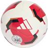 adidas Unisex - Adulto Ajax Amsterdam Home Club Recreation Ball, white/bold red, 5