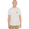 Armani Exchange Maglietta da Uomo, a Maniche Corte, con Logo Monogram, Colore Bianco, S, Bianco Sporco, S