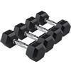 Spart Fitness Coppia Manubri Esagonali 6 kg