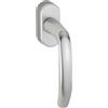 bricoleva.it Maniglia per Infissi STAR Cromo Satinata - Maniglia per Porta Finestra e Infissi Alluminio o PVC - Meccanismo Apertura 360 Gradi - Ferramenta Accessori Finestre - Maniglie Interne (Cromo Satinato)