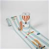 A.S. Création Lovely Kids Bordi Adesivi Per Pareti Flying Party 5.00 m x 0.155 m Blu Arancione Marrone Prodotto in Germania da A.S. Création 403753