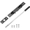 QUARKZMAN 1 Pacchetto Catenaccio A Scomparsa Con Asta Estensibile 10 Pollici In Acciaio Inox Per Porte Doppie Francesi Porte Composite In Legno Colore