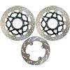 BREMBO Dischi Freno Anteriore + Posteriore BREMBO per HONDA VTR 1000 SP1 2000 2001 01