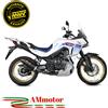 Mivv Honda Transalp 750 2024 Terminale Di Scarico Moto Oval Nero Carbon Cap