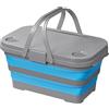 ProPlus Cestino da picnic con coperchio ProPlus 370315, cestino pieghevole con funzione tavolo, 20 litri