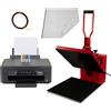 MONSTERSHOP Kit pressa a caldo 38x38cm e stampante per sublimazione con accessori