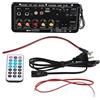 YUMILI DC 220 V Scheda amplificatore per auto, 25,4 cm Card-in Bluetooth Audio Stereo Modulo Ricevitore Microfono Wireless Scheda Amplificatore di Potenza per Altoparlante FAI DA TE Modifica