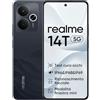 realme 14T 5G Smartphone 8+256 GB, Display Esport AMOLED 6,67 120Hz, Chip Dimensity 6300, design fluido, funzione Next AI, impermeabilità IP69, 5260 mAh, senza adattatore, colore ossidiana nero