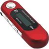 Linhexis Lettore MP3 portatile con schermo da 1,2 pollici, lettore musicale USB, supporta MP3 WMA, jack per cuffie da 3,5 mm, dispositivo audio ABS per viaggi e sport (nero) (rosso)