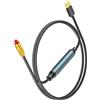 Aboiled Convertitore da USB a ottico SPDIF Adattatore audio analogico a digitale per migliorare il suono ottico per console di gioco HDTV