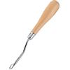 LetCart Attrezzo con manico in legno per la realizzazione di tappeti, 15,8 cm, per uncinetto con albero in metallo, strumento ergonomico per lavori a maglia, per lavori a maglia, cuscini fatti a mano