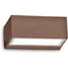 Ideal Lux TWIN AP1 COFFEE Mod. 213330 Lampada Da Parete 1 Luce