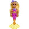 Barbie Mermaid Chelsea Doll with Wavy Blond Hair and Ombre Tail, Mermaid Toys, Headband Accessory