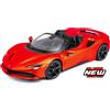 BBURAGO BU16016R FERRARI SF90 STRADALE HYBRID SPIDER 2020 RED 1:18 Modellino