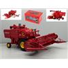 Replicagri MIETITREBBIA HARVESTER MF 510 COMBINE WITH TRANSPORT TRAILER 1:32 Replicagri Mez