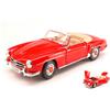 Maisto MERCEDES 190 SL 1955 RED 1:18 Maisto Auto Stradali -I- Modellino Nuovo