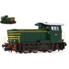 Rivarossi FS LOCOMOTIVA DIESEL DA MANOVRA LIVREA VERDE/GIALLO EP.IV 1971 - 1990 1:87 Rivar
