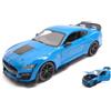 Maisto FORD MUSTANG SHELBY GT500 2020 BLUE 1:18 Maisto Auto Stradali -I- Modellino Nuov