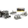 Universal Hobbies SET 4 ACCESSORI ARATRO/ERPICE/ASSOLCATORE E CONTENITORI LATTE 1:32 Universal Hob
