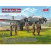 ICM Ki-21-lb SALLY WITH JAPANESE PILOTS AND GROUND PERSONNEL KIT 1:48 Icm Kit Aerei