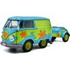 Solido VOLKSWAGEN T1 VAN KOOL COMBI "GHOSTHUNTERS" WITH TRAILER 1950-2024 1:18 Solido M