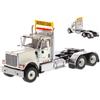 Diecast Master HX520 TANDEM TRACTOR 6X4 2018 WHITE 1:50 Diecast Master Camion -I- Modellino Nuo