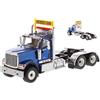 Diecast Master HX520 TANDEM TRACTOR 6X4 2018 BLUE 1:50 Diecast Master Camion -I- Modellino Nuov